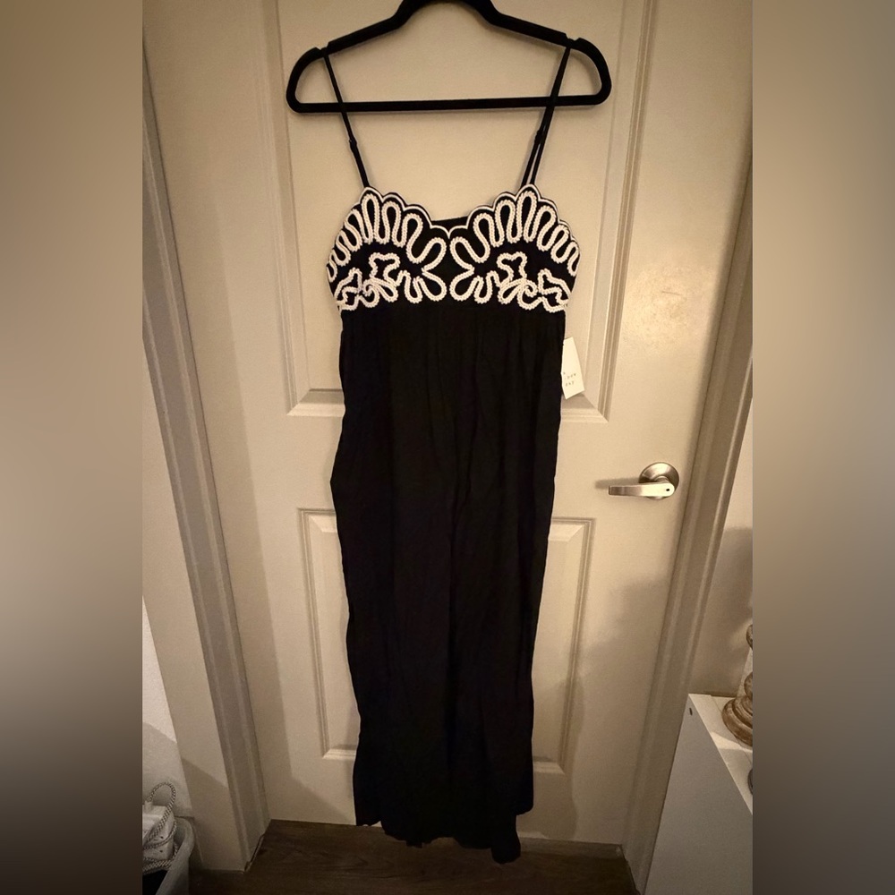 A New Day Black and White Maxi Dress | Size Medium
